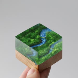 Rainforest - Custom Engraving Handmade Resin Decorative Ornament & Seal Gift